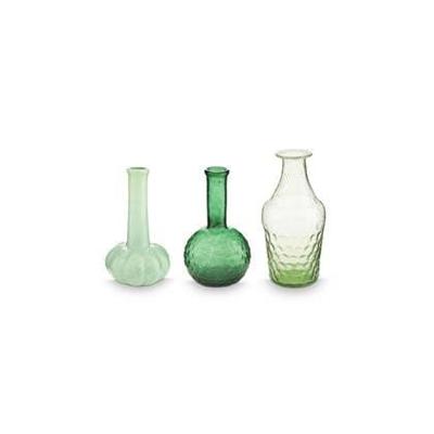 Pip Studio - Bloemenvaas - Groene - Glazen vaas - Set van 3 vazen