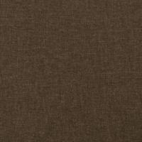 Hoofdbord met randen 93x16x118/128 cm stof donkerbruin - thumbnail