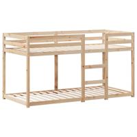 Stapelbedframe zonder matras massief grenenhout 90x200 cm - thumbnail