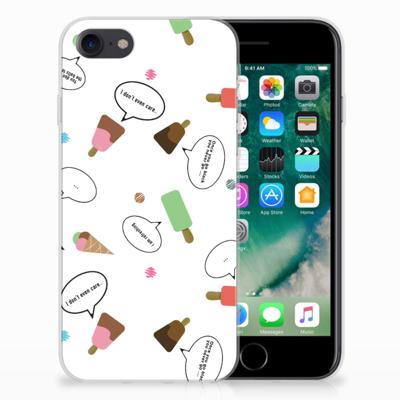 iPhone SE 2022 | SE 2020 | 8 | 7 | Siliconen Case | IJsjes iPhone SE 2022 | SE 2020 | 8 | 7 | Siliconen Case | IJsjes