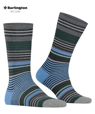 Burlington Wollen Heren Sokken - Stripe