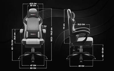 Force 3.7 Grijze gamestoel