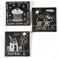 Creativ Company Kunst tegel, afm 13x13 cm, dikte 7 mm, wit, 1 stuk - thumbnail
