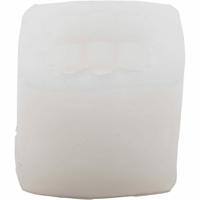 Creativ Company Siliconen vorm, vierkant met bubbels, h: 5 cm, b: 6 cm, d 6 cm, 1 stuk/ 1 doos - thumbnail