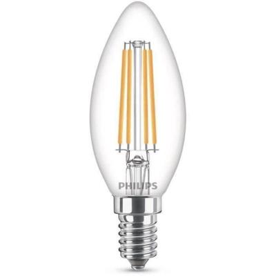 Philips LED 76221600 LED-lamp Energielabel E (A - G) E14 6.5 W = 60 W Koudwit (Ø x l) 3.5 cm x 9.7 cm 1 stuk(s)