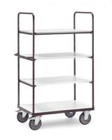 Fetra Hauptartikel 9301 Etagewagen ESD Staal Laadvermogen (max.): 400 kg Grijs - thumbnail