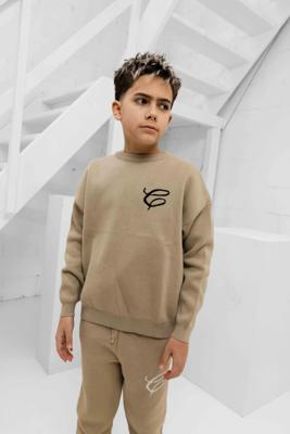 Croyez Mini Essence Knit Trainingspak Kids Beige - Maat 152 - Kleur: Beige | Soccerfanshop Croyez Mini Essence Knit Trainingspak Kids Beige - Maat 152 - Kleur: Beige | Soccerfanshop