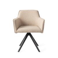 Jesper Home Eetkamerstoel 'Hofu' Turn Black, Draaibaar, kleur Wild Walnut - thumbnail