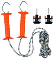 Gallagher Doorgangsset elastisch cord wit 6,5/11m - 640556 640556 - thumbnail