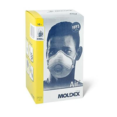 Moldex Air 320501 Fijnstofmasker met ventiel FFP3 D 10 stuk(s) EN 149:2001, EN 149:2009 DIN 149:2001, DIN 149:2009