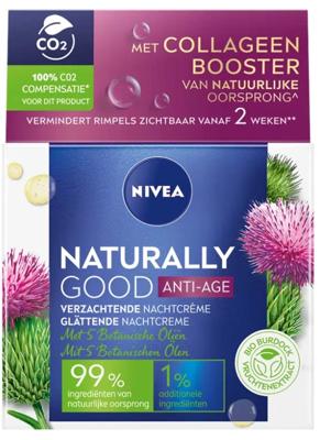Nivea Naturally Good Anti-Age Nachtcrème - thumbnail