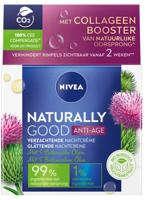Nivea Naturally good nachtcreme anti-age 50 Milliliter - thumbnail