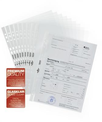 Durable Showtassen PREMIUM QUALITY DIN A4 Polypropyleen 0.8 mm Glas (helder) 267619 100 stuk(s)
