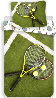 Dreamee Dekbedovertrek Tennis 140 x 200 cm - 70 x 90 cm Dreamee Dekbedovertrek Tennis 140 x 200 cm - 70 x 90 cm
