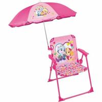 FUN HOUSE PAT'PATROUILLE Stella Everest Opvouwbare campingstoel - H.38.5 x B.38.5 x D.37.5 cm - Met parasol ø 65 cm - thumbnail