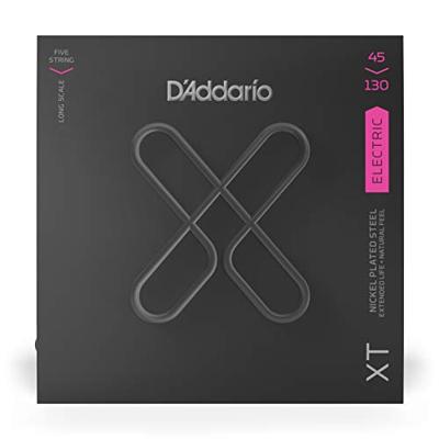D'Addario XTB45130 NPS Regular Light 5-String Long Scale 45-130 D'Addario XTB45130 NPS Regular Light 5-String Long Scale 45-130