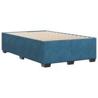 Bedframe fluweel blauw 120x190 cm - thumbnail