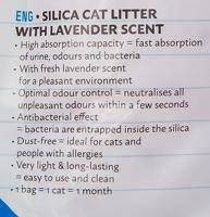 Premium silica kattenbakvulling lavendel 5L - thumbnail