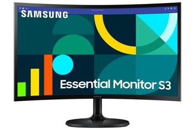 Samsung PC-monitor S36GD, afmeting 24 inch – VA-paneel, FHD resolutie (1920 x 1080), 100 Hz, kantelbaar, VESA 75 x 75, contrast 3000:1, Eye Saver Mode, Flicker Free, HDMI (1,4), VGA,
