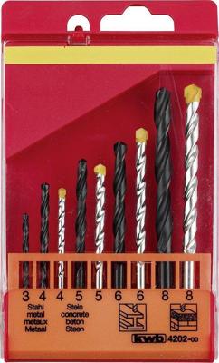 kwb 420200 Metaal-spiraalboorset 9-delig