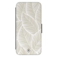 Samsung Galaxy S24 flipcase - Palm leaves beige - thumbnail