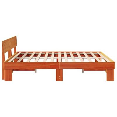 Bedframe Wasbruin 180 x 200 cm Massief grenenhout