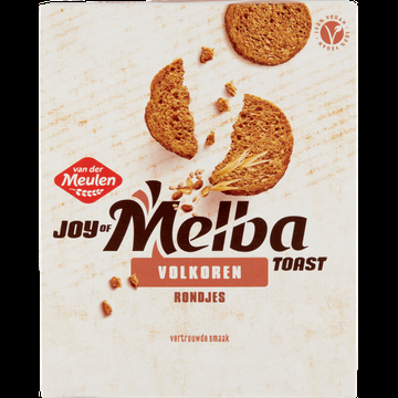 Van der Meulen Joy of Melba Toast Volkoren Rondjes 90 g bij Jumbo