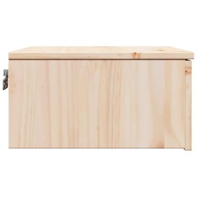 Wandbevestigde nachttafel 2 pcs Bruin 37 x 35 x 18,5 cm