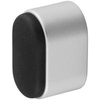 Deurbuffer ovaal 25mm mat naturel - thumbnail