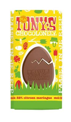 Chocolade tony's paasreep melk citroen meringue | 15 stuks