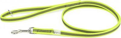 Antislip Hondenriem - 14mm x 1,2m - Met Handvat & O-ring - Neon