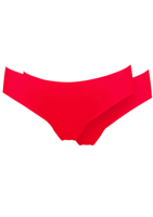 Magic dream 2-pak Strings - Naadloos Comfort - Invisible dames strings - Microfiber - M - Rood - M - thumbnail