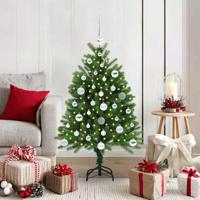VidaXL Kerstboom met 150 led met standaard groen 120 cm pe - thumbnail