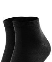 FALKE 2-paar Happy heren sneaker/quarter sokken - Katoenen enkelsokken mannen - thumbnail