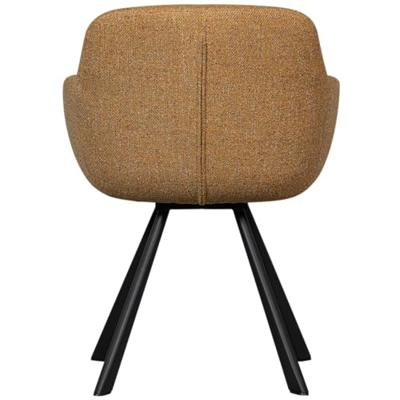 WOOOD Juno Eetkamerstoel - Polyester - Curry - 79x58x58