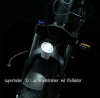 FISCHER FAHRRAD 85355 Koplamp LED werkt op de dynamo Zwart - thumbnail