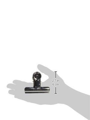 MAUL papierklem bulldogclip 70mm blister 5 verchroomd MAUL papierklem bulldogclip 70mm blister 5 verchroomd