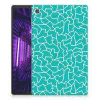Lenovo Tab M10 Plus Tablethoes Cracks Blue - thumbnail