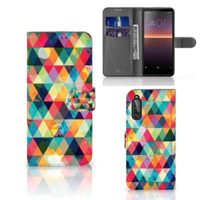 Sony Xperia 10 II | Telefoon Hoesje | Geruit Sony Xperia 10 II | Telefoon Hoesje | Geruit