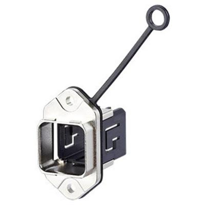 Metz Connect E-DAT Industry IP67 V14 14010833C0MN Behuizing, inbouw Zilver (metallic) 1 stuk(s)