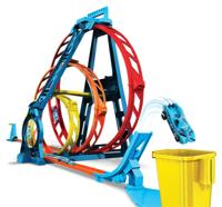 Hot Wheels Track Builder - Driedubbele loopingset - thumbnail