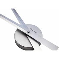 NeXtime ne-2269zi wandklok dia. 85 cm, aluminium, zilver, hands - thumbnail