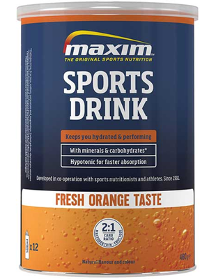 Maxim sports drink fresh orange 480gr