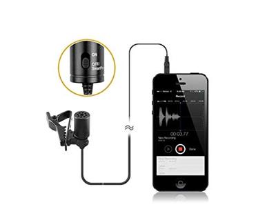 BOYA BY-M1 dasspeld-microfoon voor smartphone en camera BOYA BY-M1 dasspeld-microfoon voor smartphone en camera