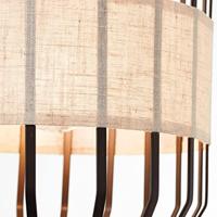 Brilliant HanglampSlope 23cm zwart met zandkleur - 99478/76 - thumbnail