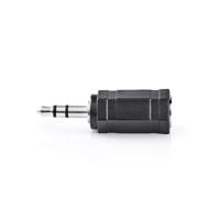 Stereo-Audioadapter | 3,5 mm Male - 2,5 mm Female | 1 St | Zwart - thumbnail