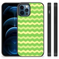 iPhone 12 Pro | 12 (6.1") Bumper Case Waves Green - thumbnail