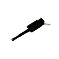 SKS Hirschmann KLEPS 064 PCH, sw Krokodillenklem Steekaansluiting 0.64 mm Ohne Messkategorie Zwart - thumbnail