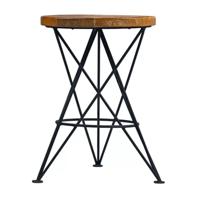 LABEL51 Kruk Paris - Zwart - Mangohout - thumbnail