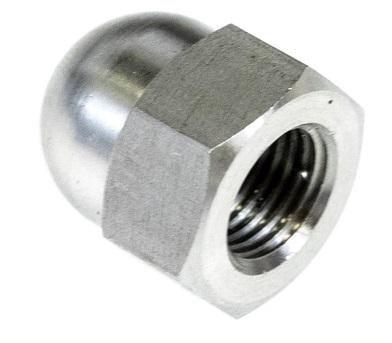 Kgs moer m12 rvs d1587 voorwielmotor zilver per stuk